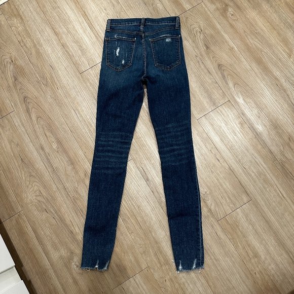 J Brand Maria Skinny High-Rise Jeans In Identity Destruct - Picture 4 of 12